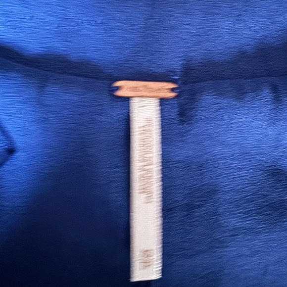 Free People Cobalt Blue Sleeveless Flowy Tank Top - Picture 3 of 3